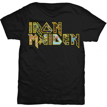 Iron Maiden Eddie Logo Marškinėliai