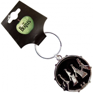 The Beatles Abbey Road Crossing Chrome Keychain