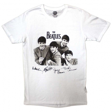 The Beatles Mop Tops & Signatures Marškinėliai