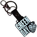 Green Day Stacked Logo & Grenade Raktų Pakabukas