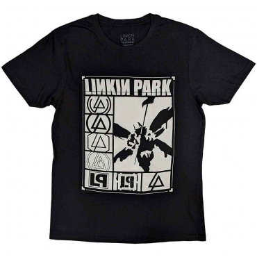 Linkin Park Logos Rectangle Marškinėliai 