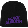 Black Sabbath Purple Logo Beanie Hat