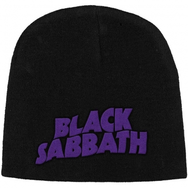 Black Sabbath Purple Logo Žieminė Kepurė