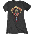 Ladies T-Shirt Guns N' Roses Dripping Dagger