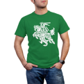 Green shirt with Vytis