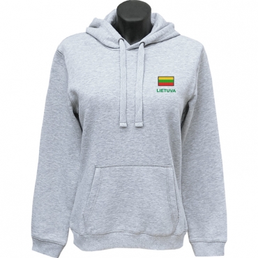 Lithuania Patch Ladies Hoodie