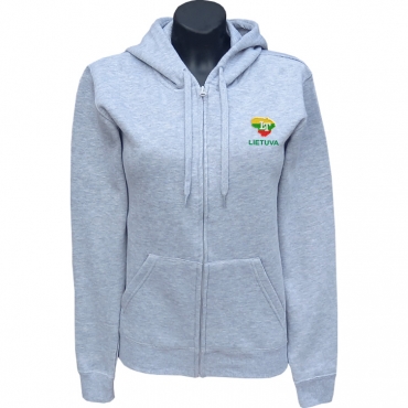 LT Contour Patch Ladies Hoodie With Zipper