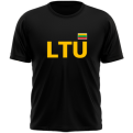 LTU Basketball Black Tee (Vytis on the back)