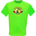 Sportiniai Marškinėliai Lietuva Krepšinis (Neon Green)