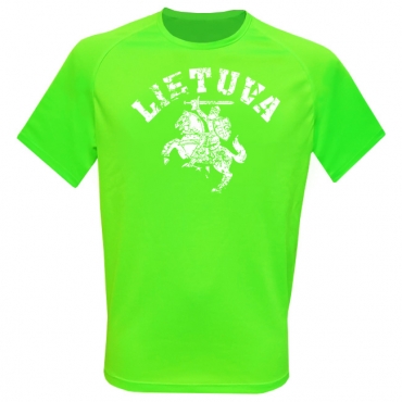 Sportiniai Marškinėliai Lietuva Vytis (Neon Green)