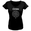 Moteriški Marškinėliai Lietuva Saulės Kryžius