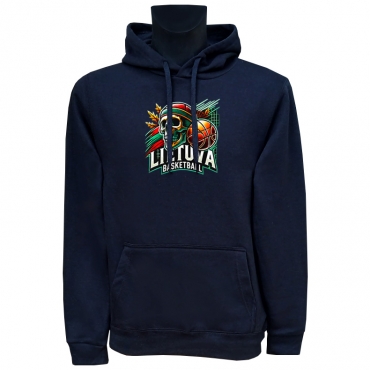 Hoodie Lithuania Basketball Skulls