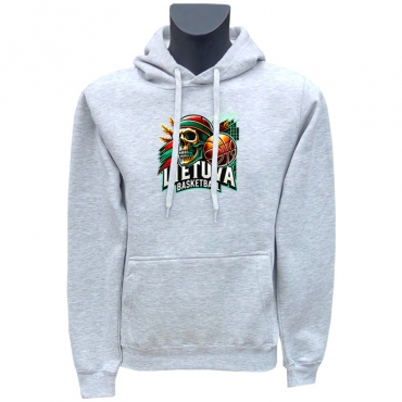 Hoodie Lithuania Basketball Skulls