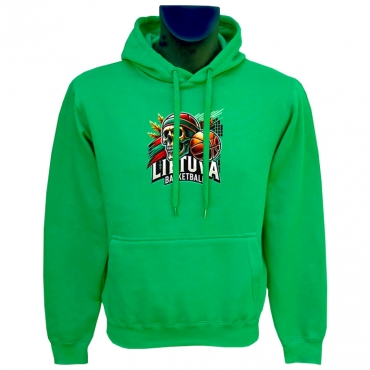 Hoodie Lithuania Basketball Skulls