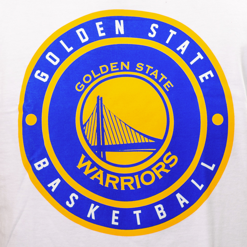 Mitchell & Ness NBA Golden State Warriors Circle Patch Traditional Tee ...