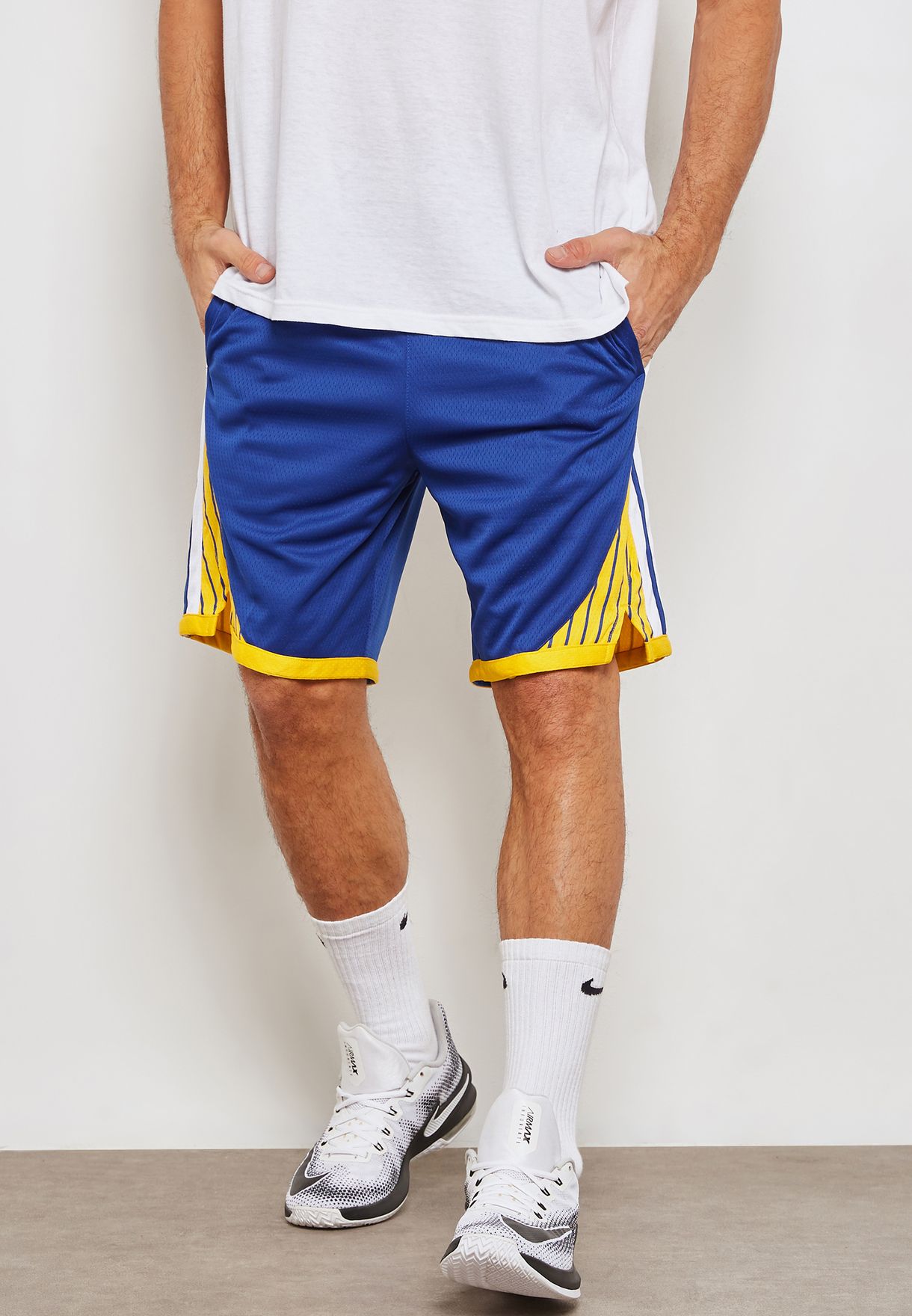 golden state warriors youth swingman shorts