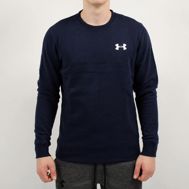 under armour rival solid fitted crew