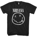 Nirvana White Smiley Marškinėliai 