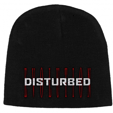 black and red beanie hat