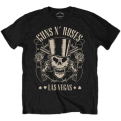 Guns N' Roses Top Hat, Skull & Pistols Las Vegas Tee