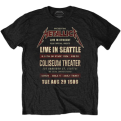 Metallica Seattle '89 Marškinėliai